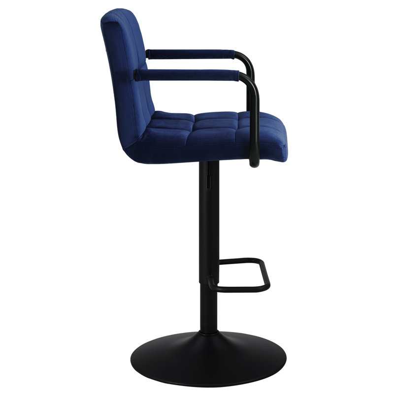 Latitude Run® Amjed Swivel Adjustable Height Bar Stool & Reviews Wayfair